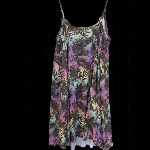 NWT Torrid Midi Rayon Slub V Neck Cami Beach Dress - Sz. 0/L/12 - Picture 6 of 12